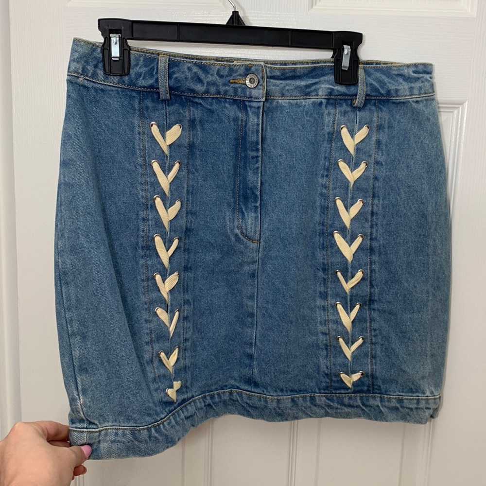 Endless Rose denim skirt